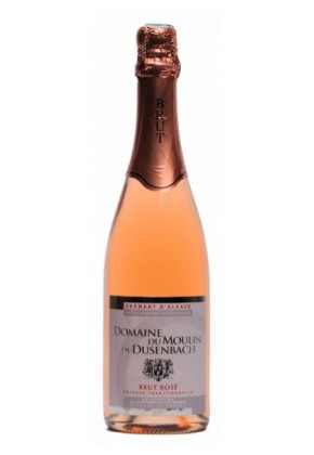 Crémants d'Alsace AOP Pinot Noir  Domaine du Moulin de Dusenbach Domaine du Moulin de Dusenbach Crémant Brut Rosé 